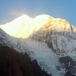 Manang aufgehende Sonne am Annapurna