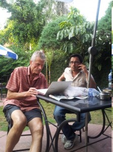 Herbert mit Dr. Bikhas in Kathmandu